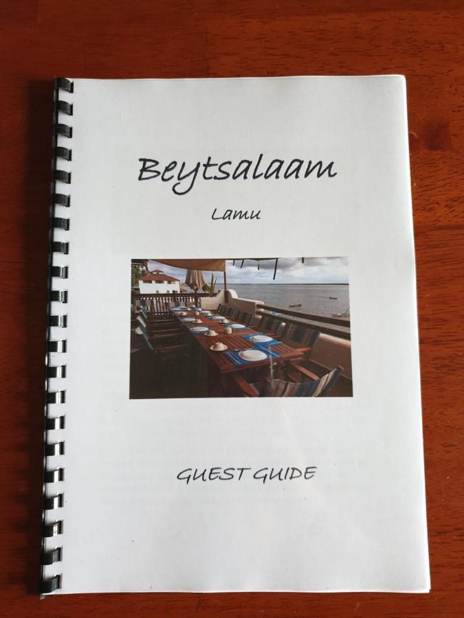 Bed and Breakfast Beytsalam Lamu Exterior foto
